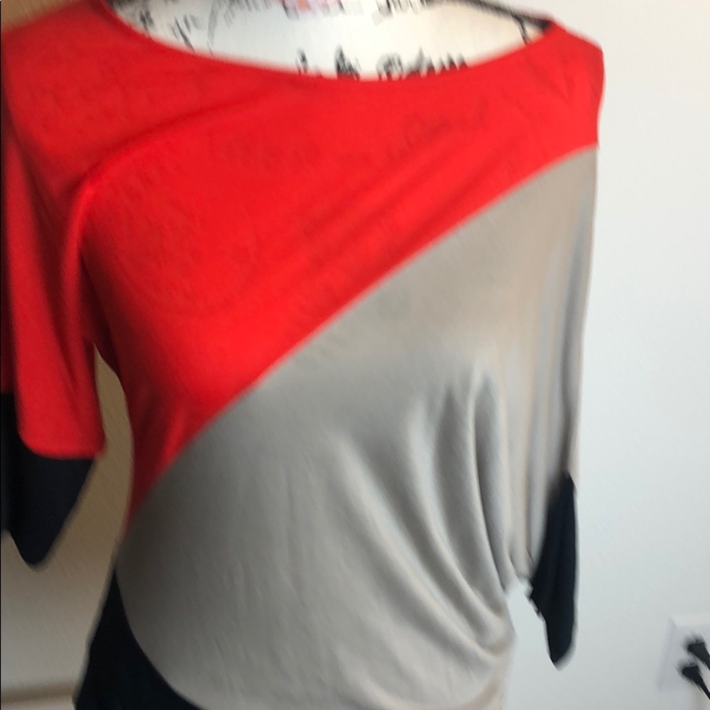 Bcbg Color Block Blouse - image 2